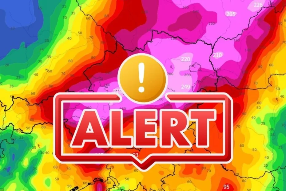 alertă meteo Germania furtuni