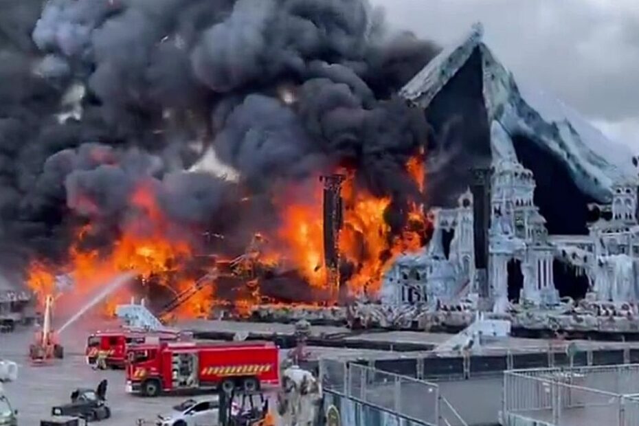 Incendiu devastator la Tomorrowland