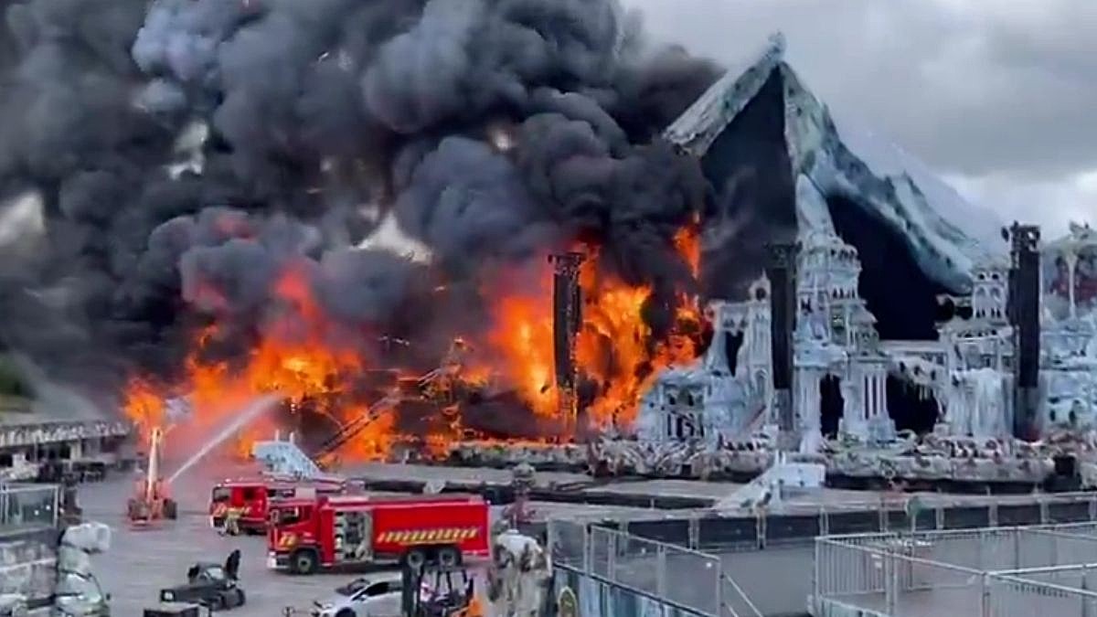 Incendiu devastator la Tomorrowland