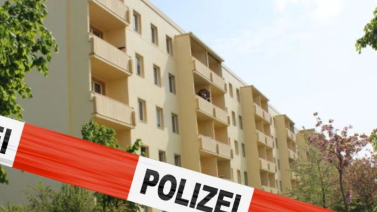 13-latek wypadł z okna w Niemczech Foto: Blok mieszkalny