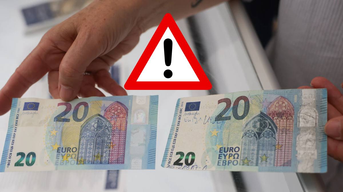 Oraș german invadat de bancnote false