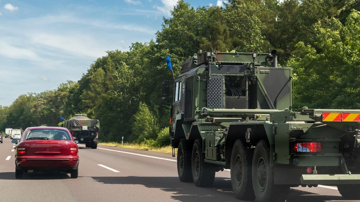 Wojsko zamknęło autostradę A4