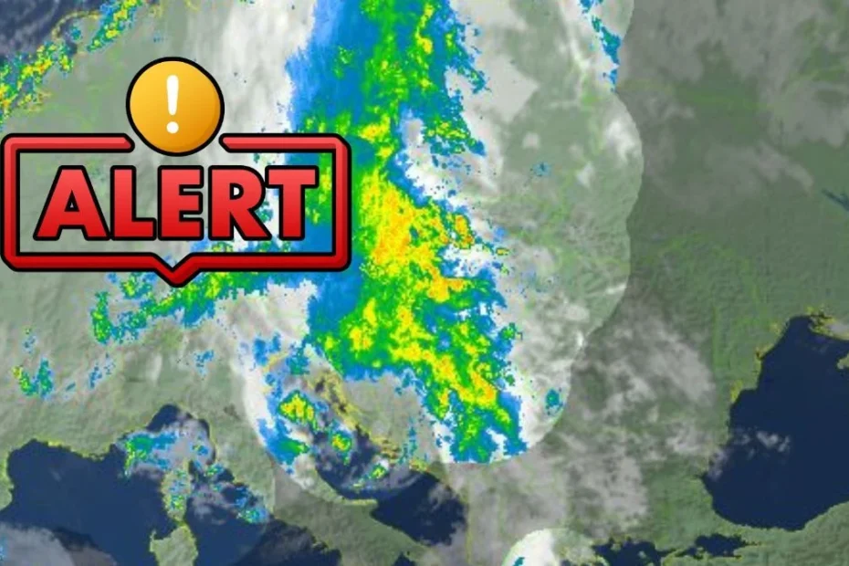 Precipitații extreme deasupra Germaniei