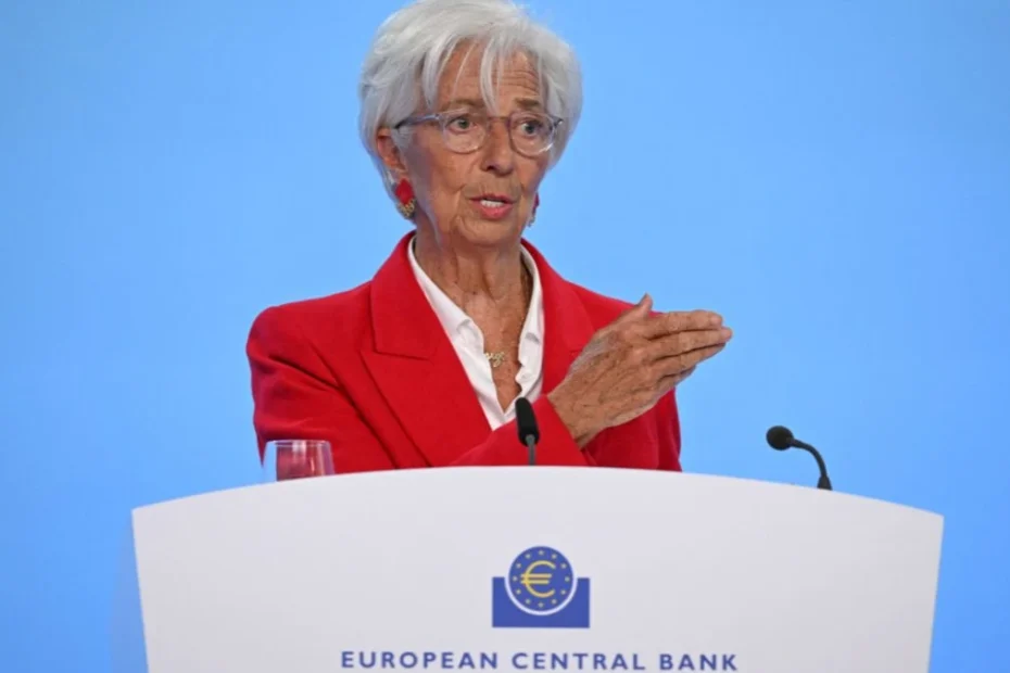 Banca Centrală Europeană a majorat dobânda cheie. In imagine, Christine Lagarde, șefa BCE