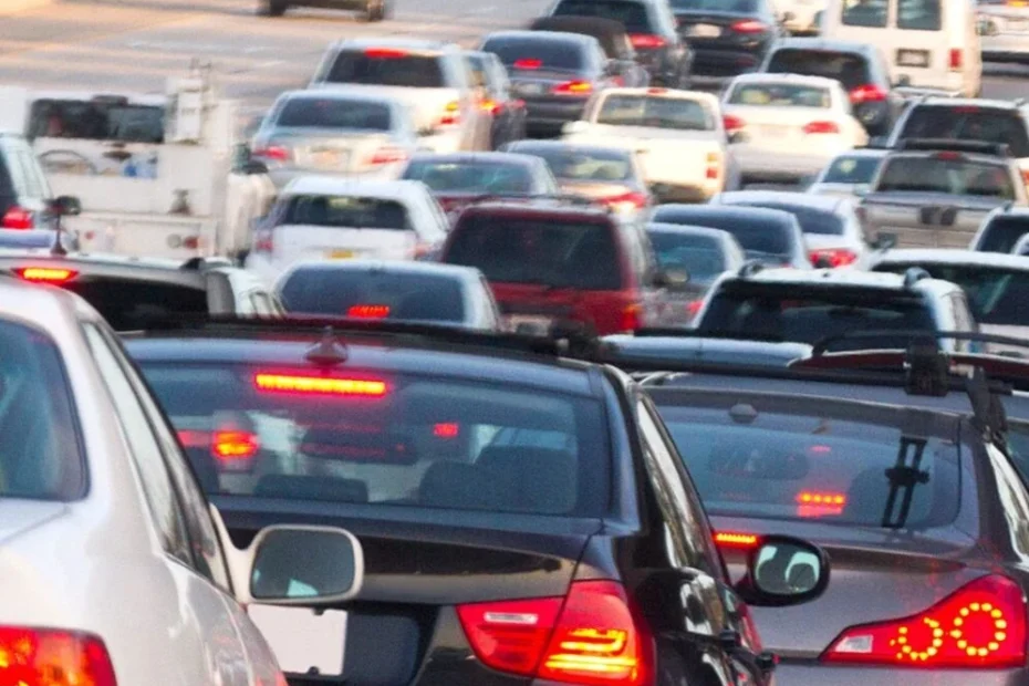 Ambuteiaj pe autostradă iarna în Germania