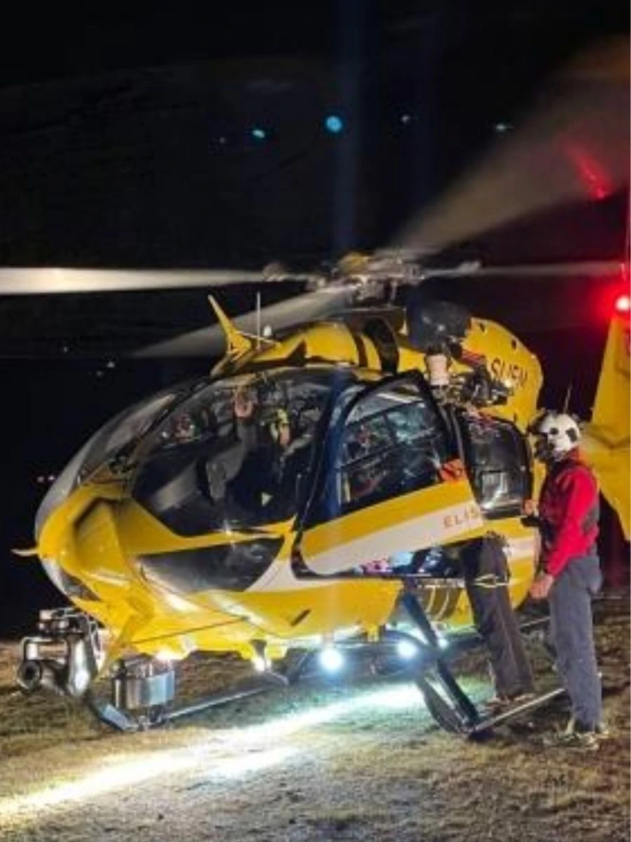 Zona unde a avut loc avalanșa la Vertana