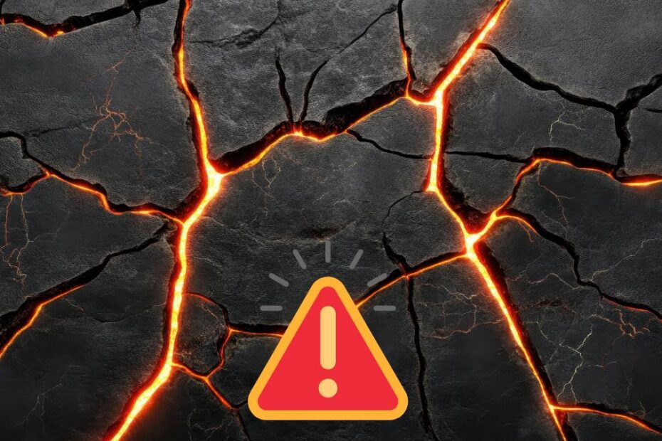 fisură în scoarța pământului