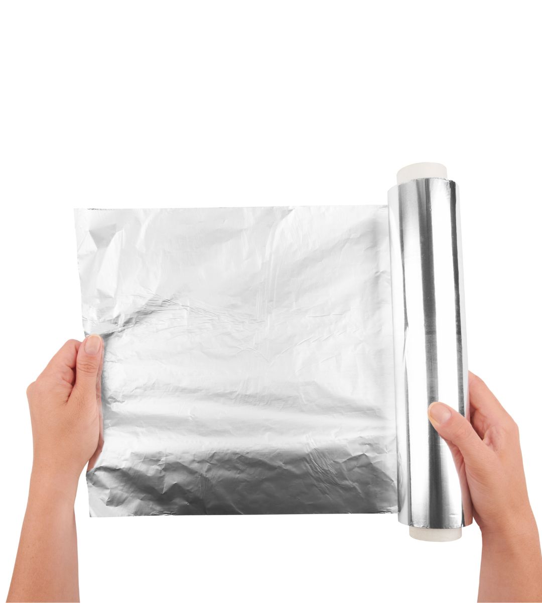 Trucul cu folie de aluminiu pe mătură