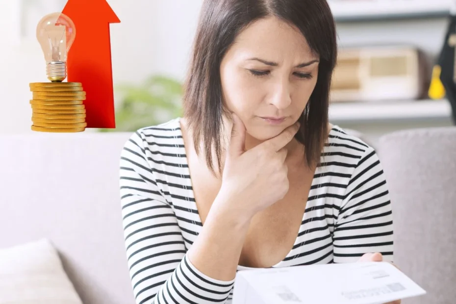 Creșterea prețurilor la energie electrică ilustrată pe un grafic. Cuptor electric sau Air Fryer