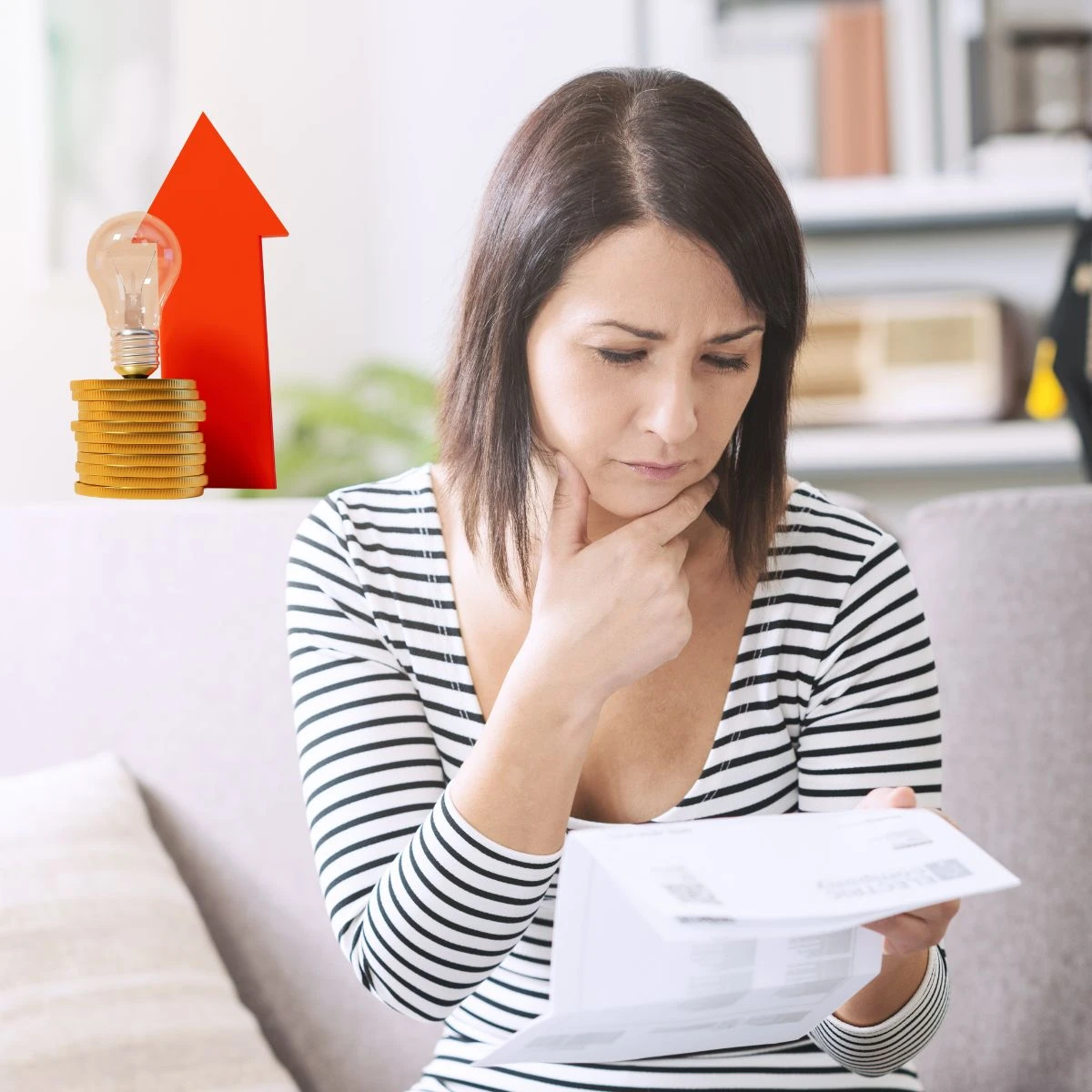 Creșterea prețurilor la energie electrică ilustrată pe un grafic