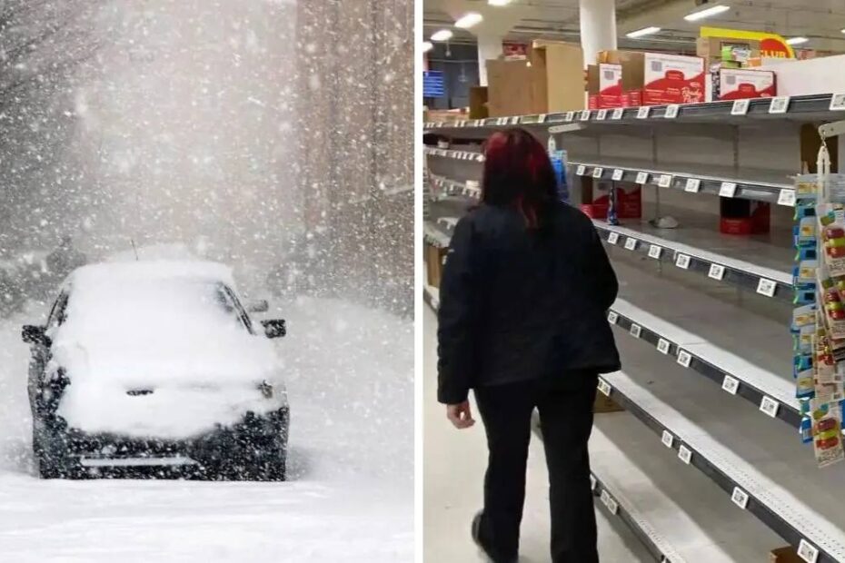 Furtunile de iarnă lovesc magazinele Germania