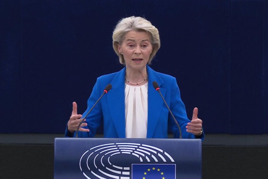 Ursula von der Leyen, președinta Comisiei Europene