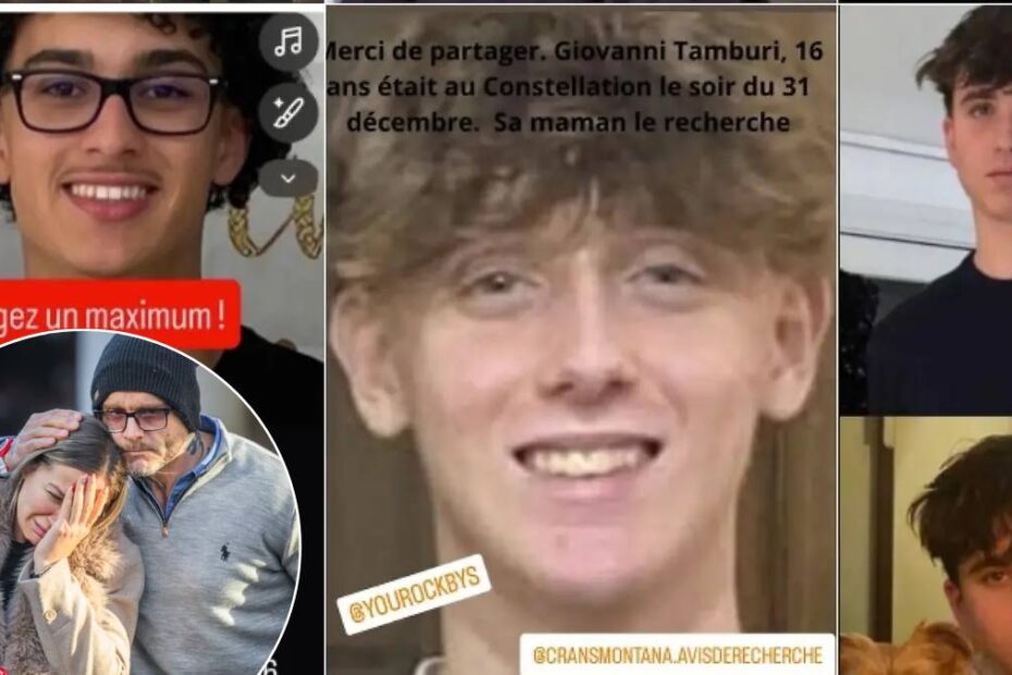 dispăruți incendiu elveția