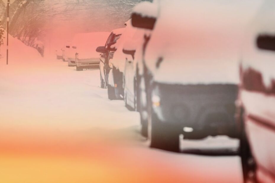 Ninsoare roșiatică