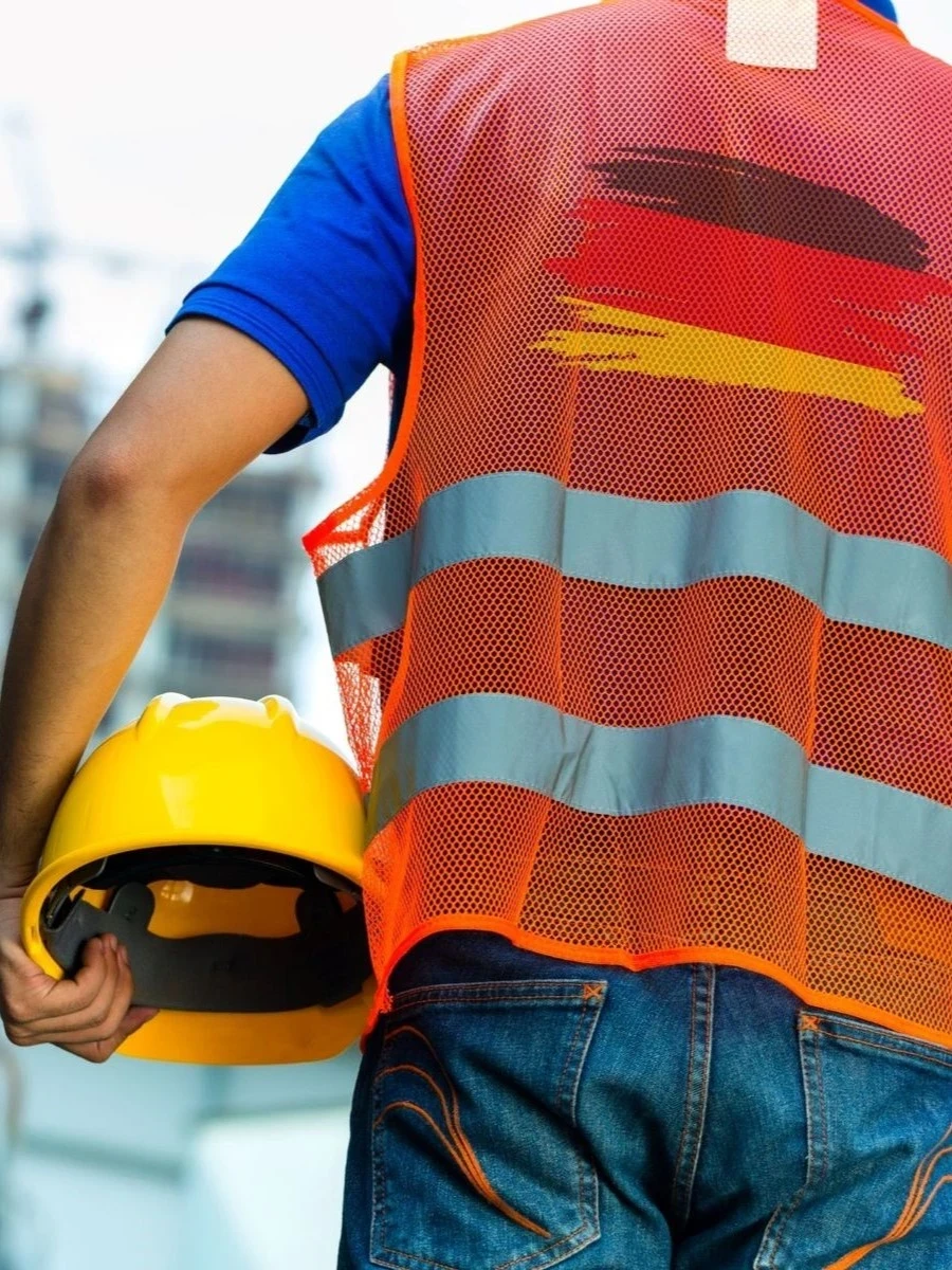 Muncitor în construcții în Germania, pe fondul dificultăților din industrie