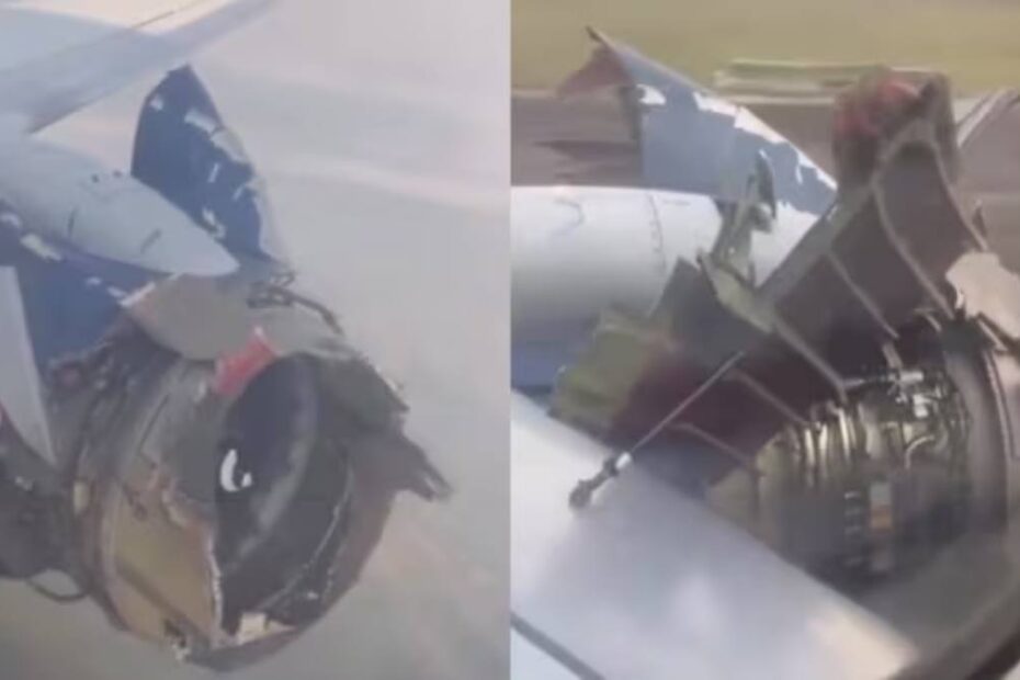 explozie motor avion