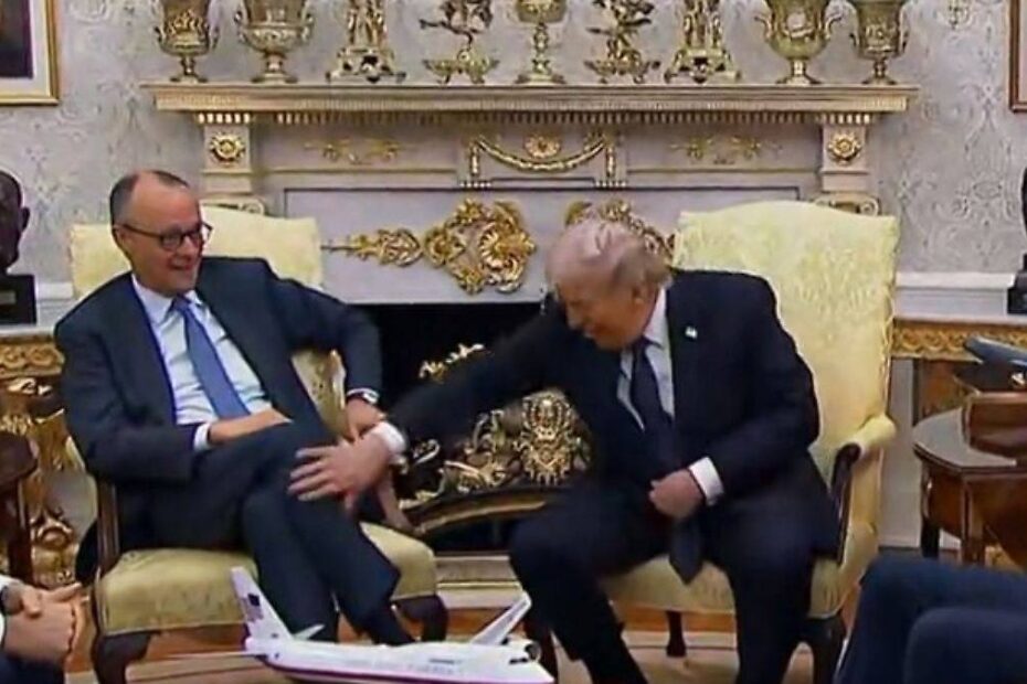 Gluma lui Trump îl lovește pe Merz la Casa Albă