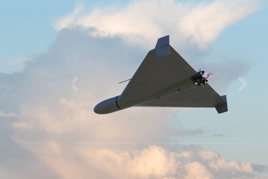 Dronă rusească peste case în România