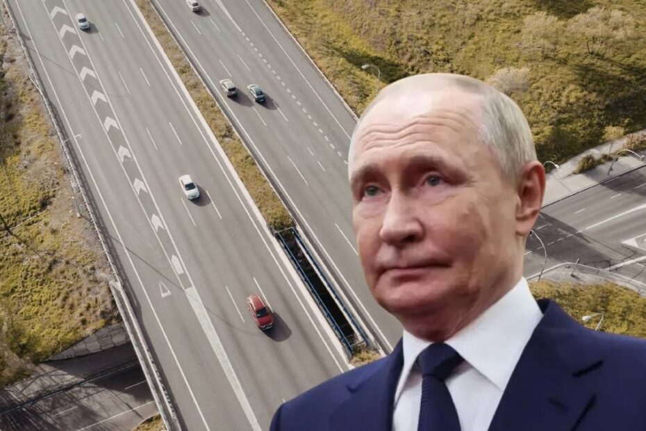 Dronele au lovit autostrada lui Putin
