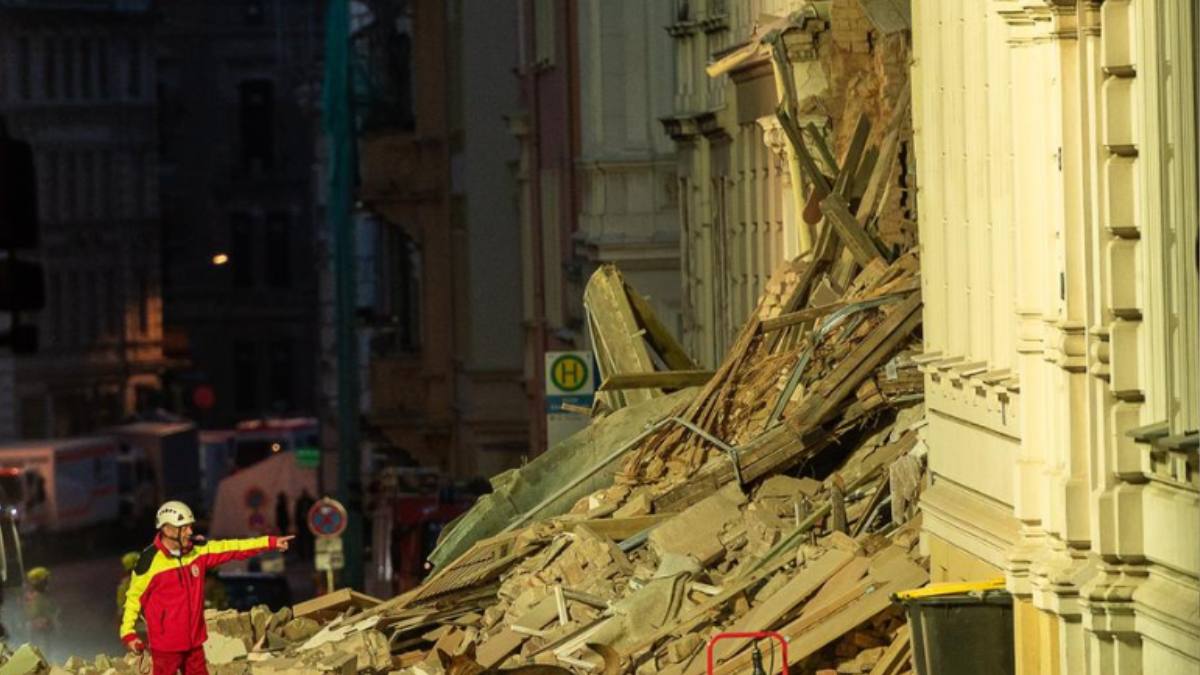 O explozie a făcut praf un bloc întreg în Germania