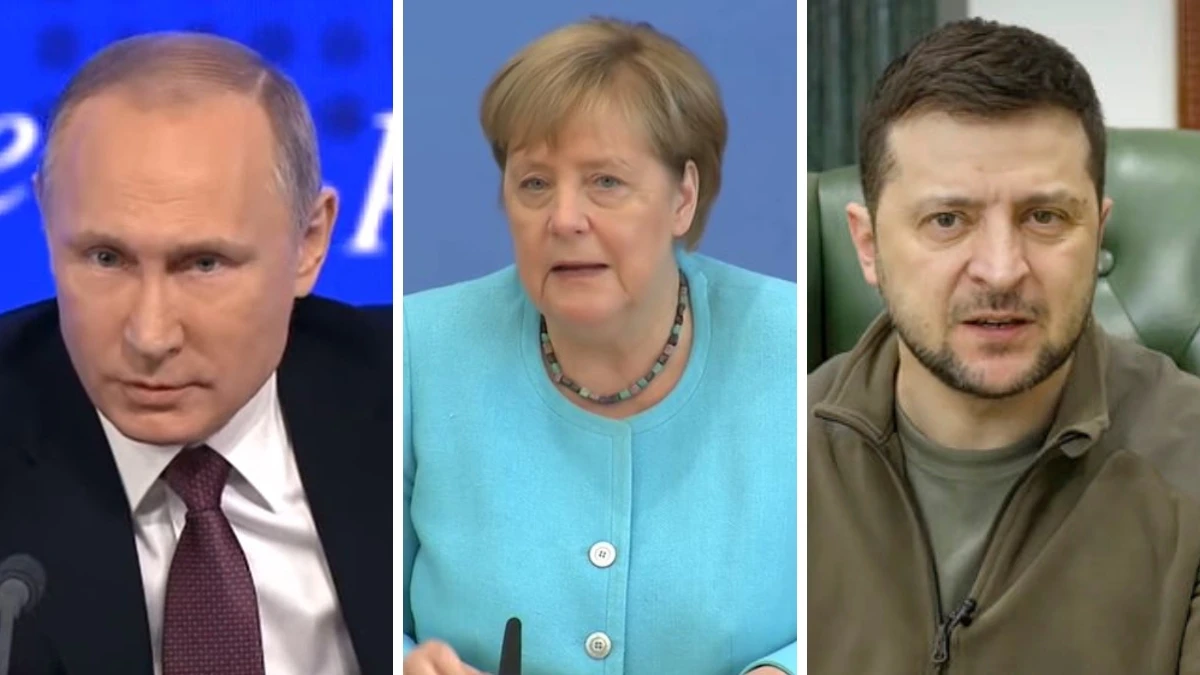 Angela Merkel, posibil mediator în războiul din Ucraina, alături de Volodîmîr Zelenski și Vladimir Putin