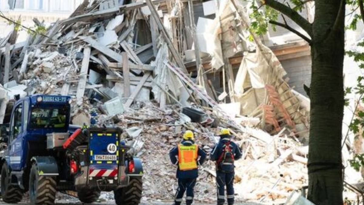 Românce dispărute sub dărâmăturile unei clădiri prăbușite în Germania