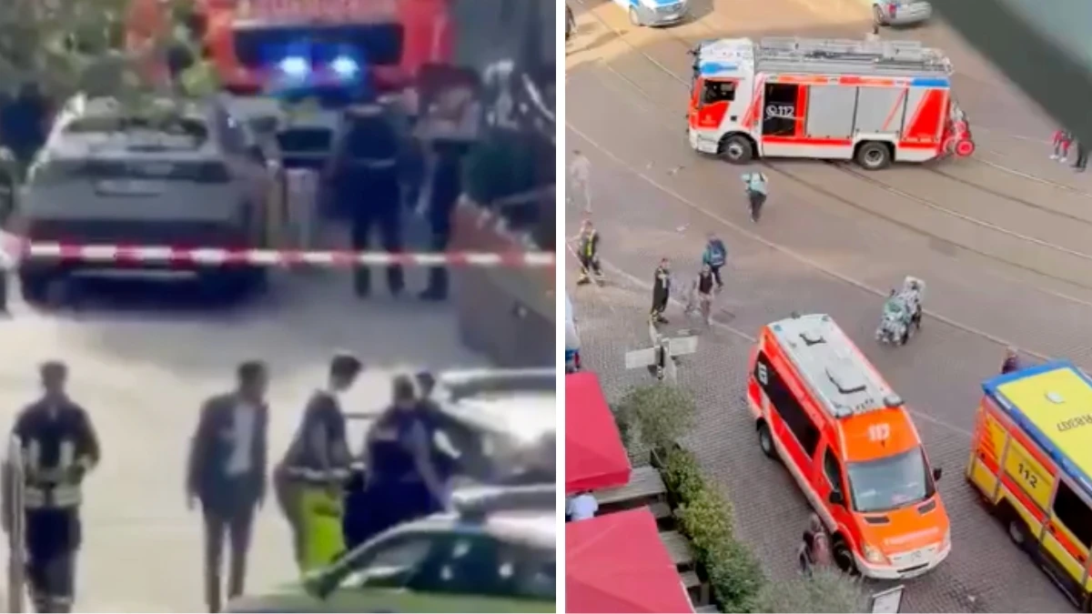 Intervenție a serviciilor de urgență după incidentul din centrul Leipzigului