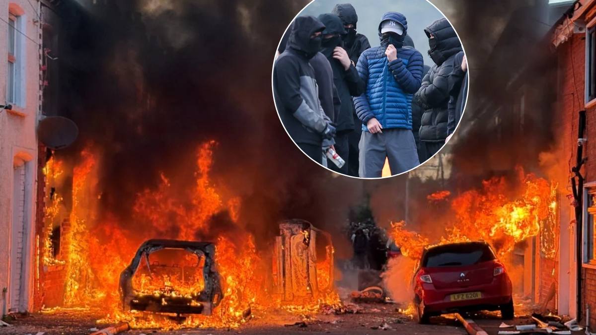Haos într-un oraș european