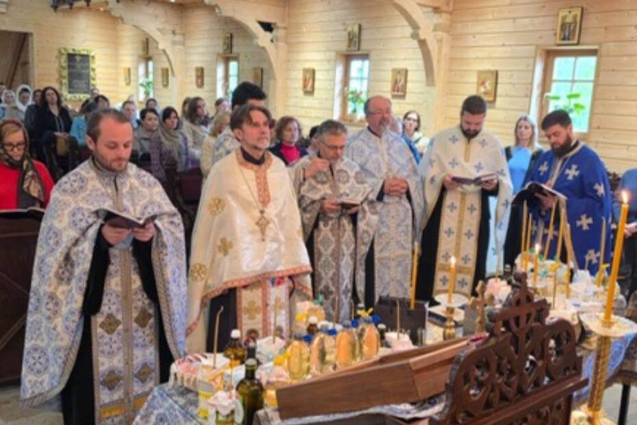 Sfântul Maslu în sobor panortodox de preoți la Parohia Ortodoxă Română „Buna Vestire” din München
