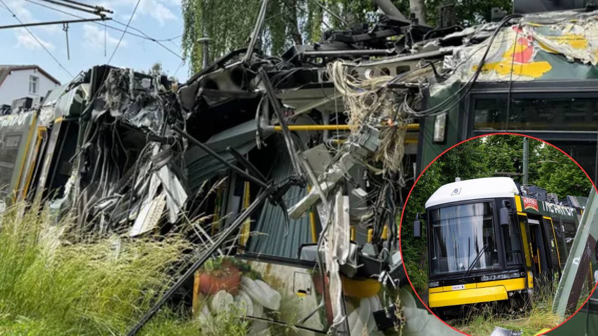 Tramvai deraiat în Berlin