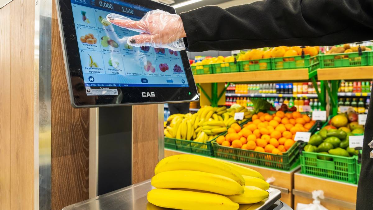 inteligență artificială supermarket