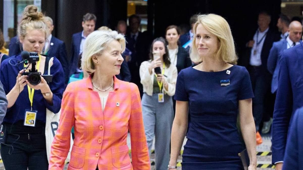 Război între Ursula von der Leyen și șefa diplomației europene Kaja Kallas. In imagine: von der Leyen și Kallas