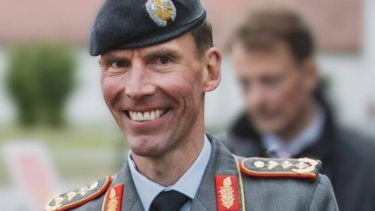 Foto: Șeful armatei germane, generalul-locotenent Christian Freuding