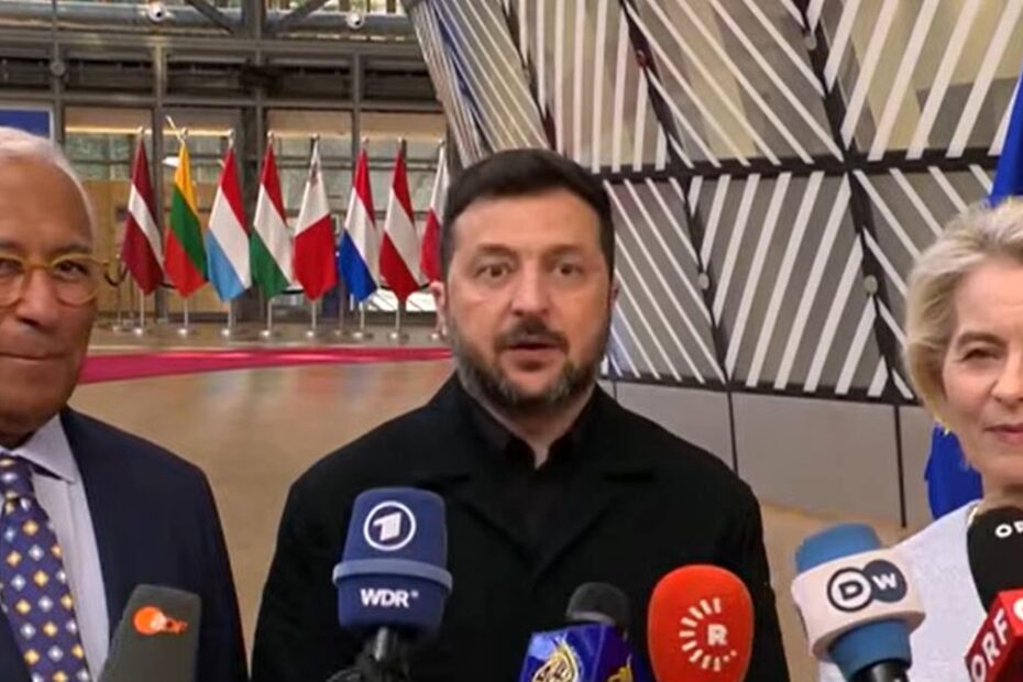 Zelenski a lăudat România într-un discurs la Bruxelles