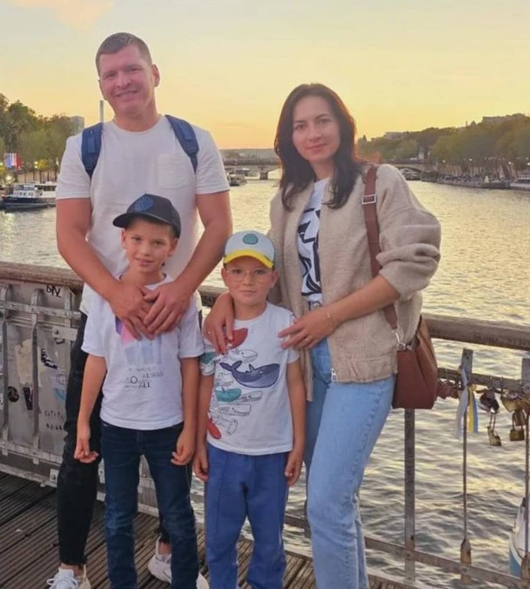 A venit din România în Germania și a început de la zero. În imagine, Ciprina Barboș cu familia sa