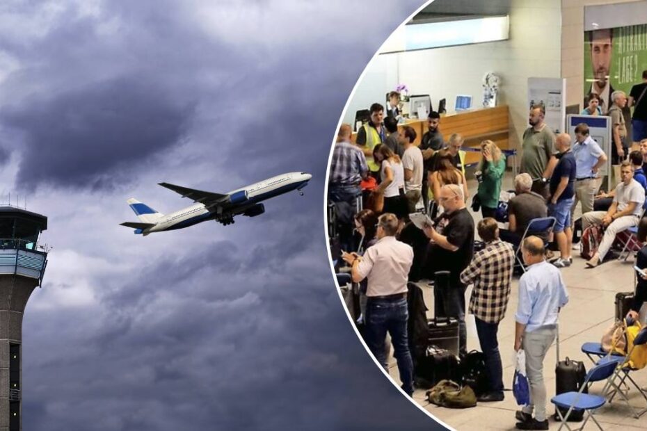 aeroportul german paralizat furtuni