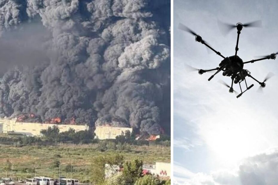 atac cu drone Moscova