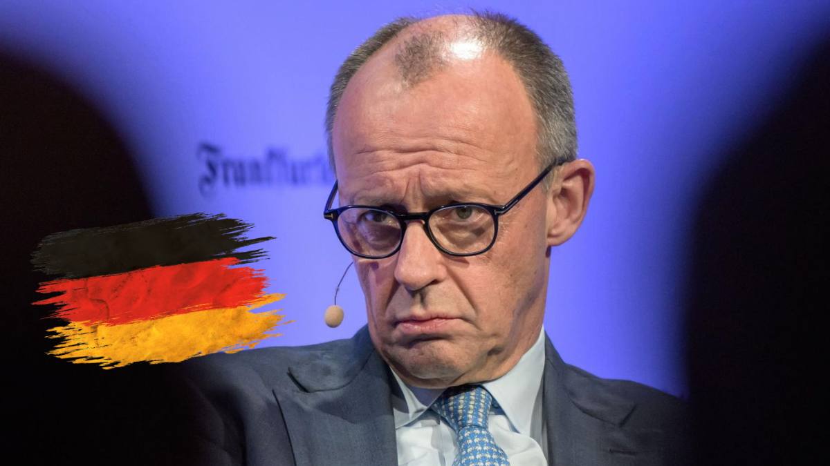 cel mai mare pachet de reforme în Germania. În imagine, cancelarul Germaniei, Friedrich Merz și steagul Germaniei