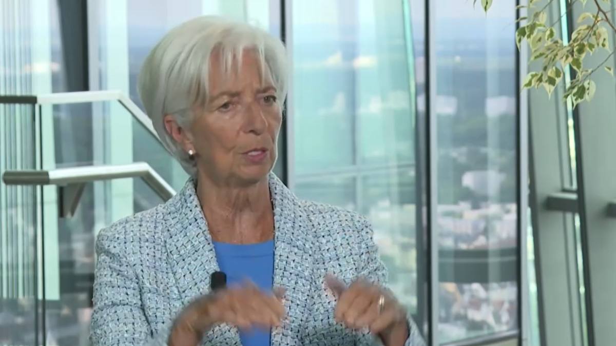Bancnota euro dispare pentru totdeauna. În imagine, Christine Lagarde, președinta BCE