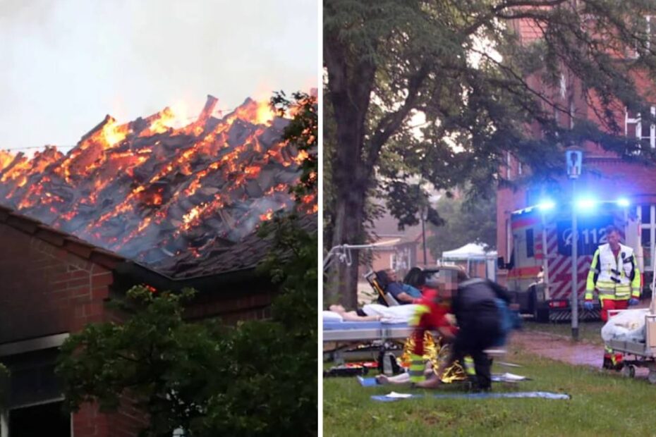 incendiu spital Germania