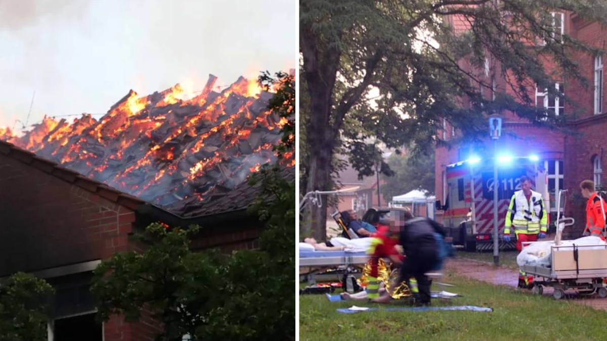 incendiu spital Germania