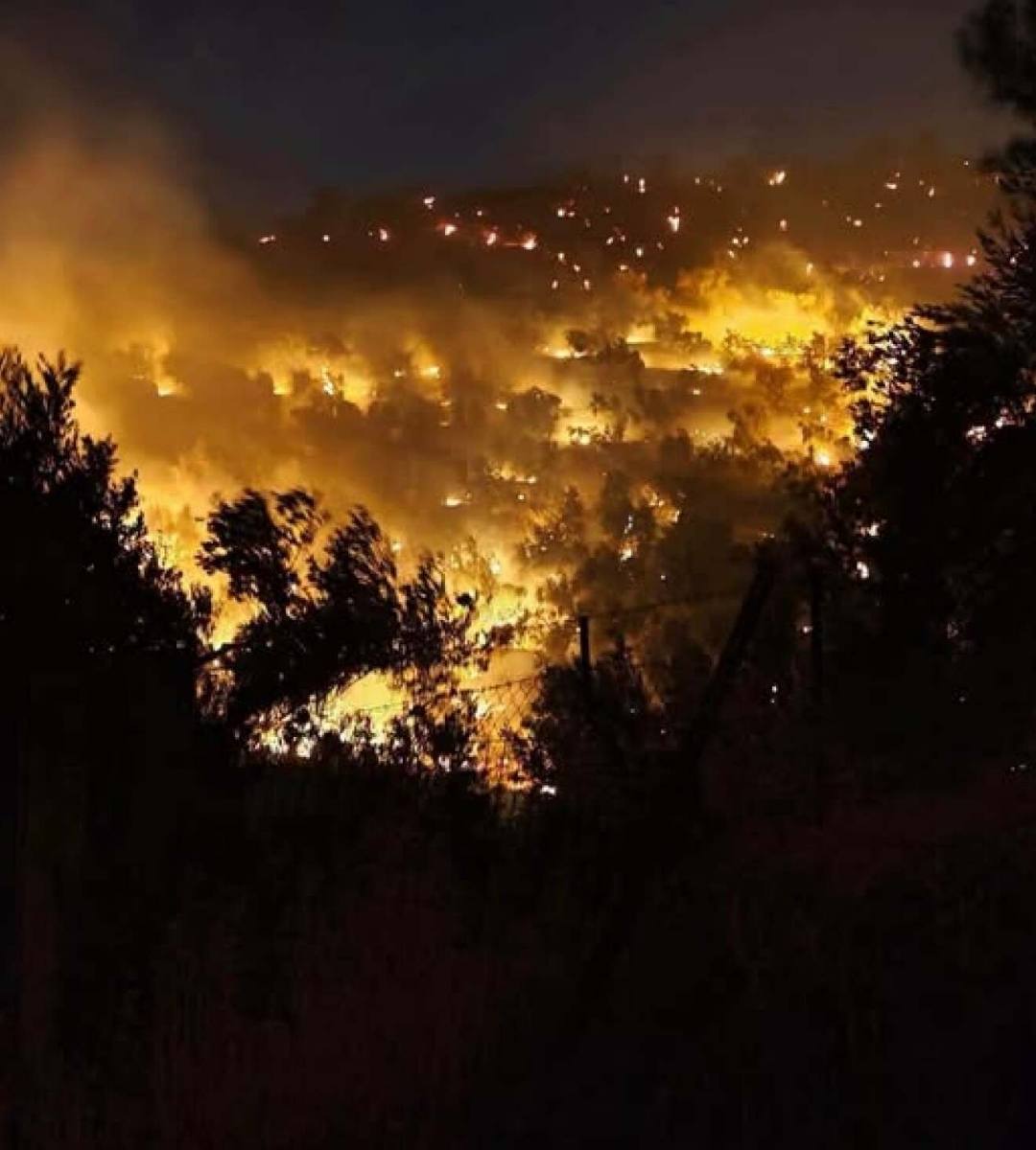 Infern de foc în insula populară de vacanță. În imagine, incendiu în Grecia