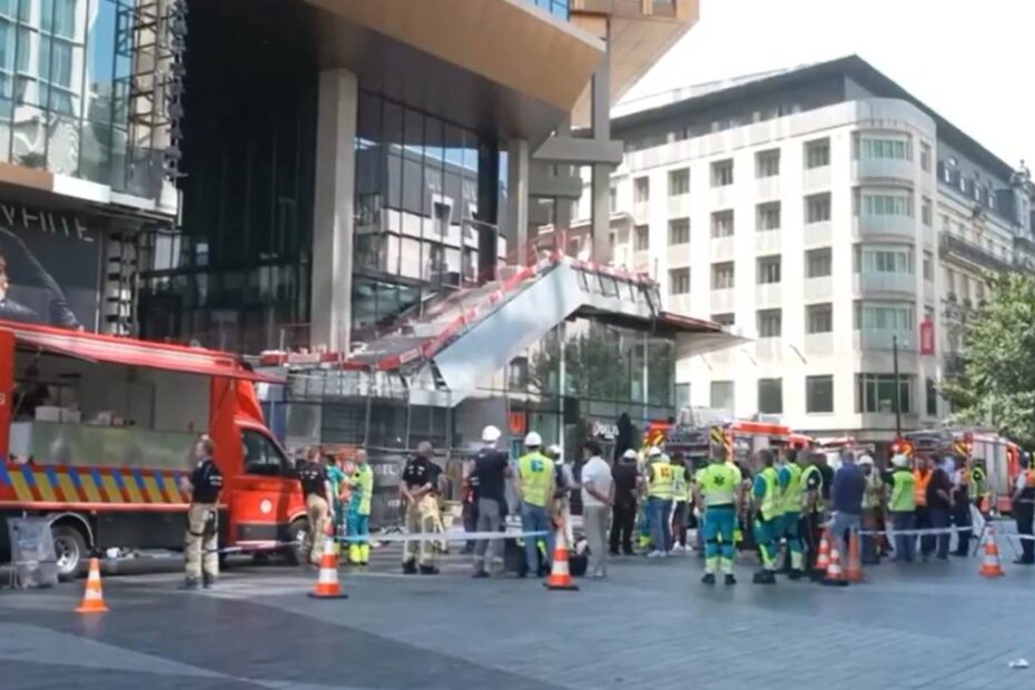Bruxelles: Lift cu șase morți, între care și un român. În imagine, clădirea unde a avut loc tragedia