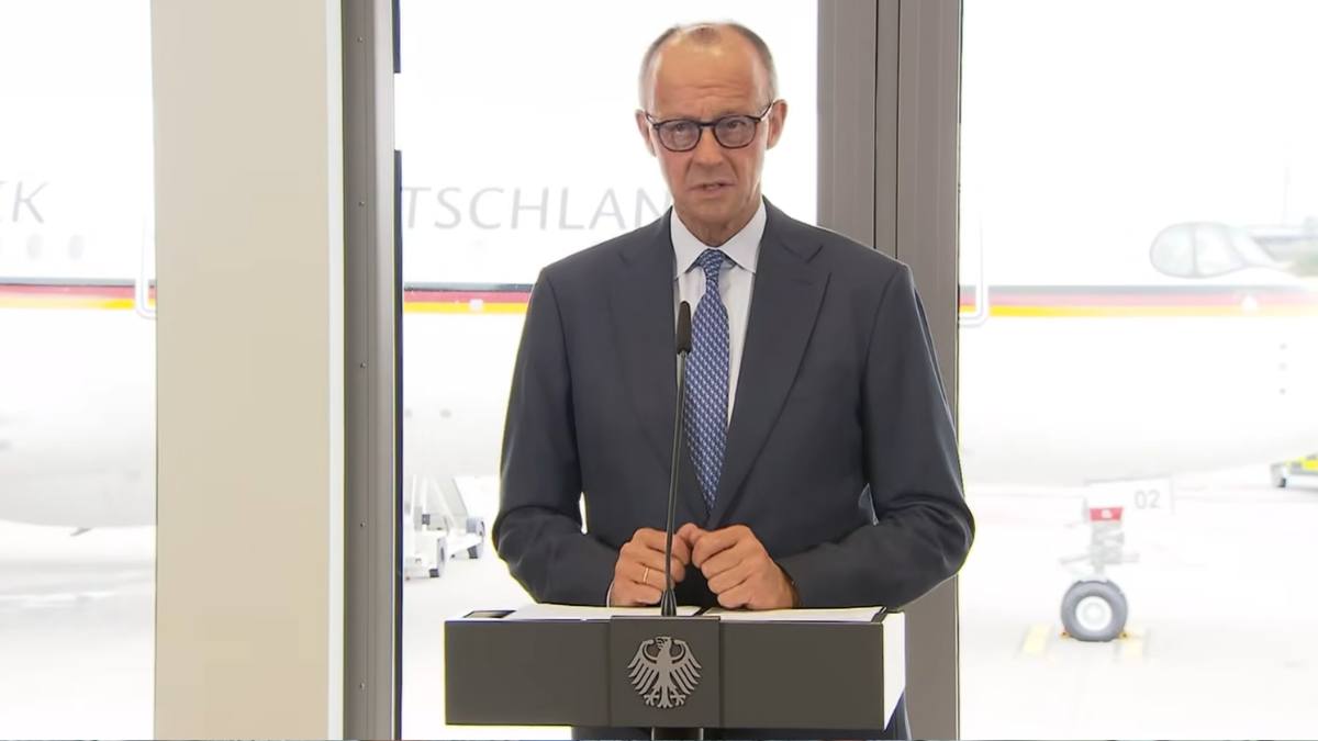 Merz la summitul NATO: „Rusia nu are nicio șansă”. În imagine, cancelarul Merz