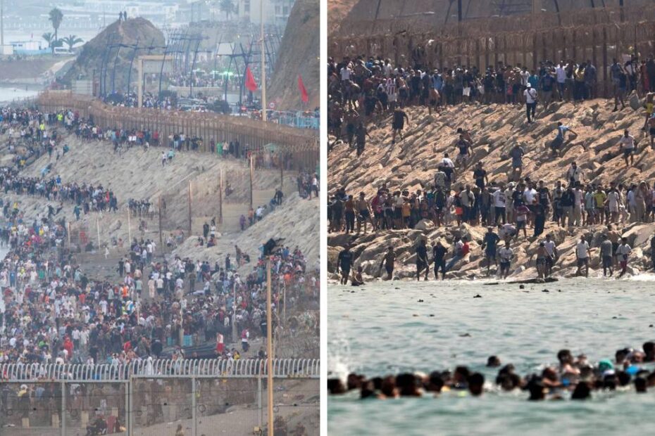 migranți ceuta afară din Schengen