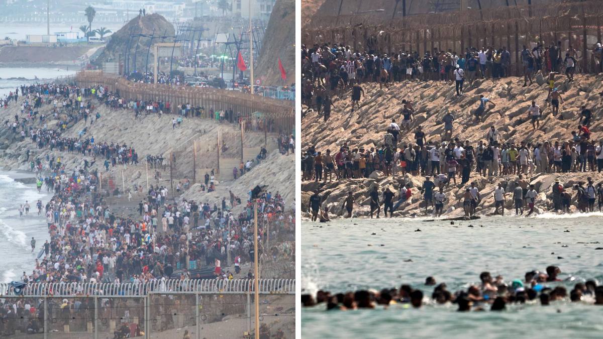 migranți ceuta afară din Schengen