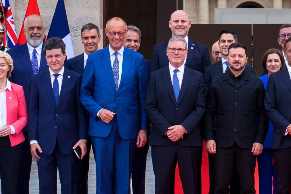 Nicușor Dan, alături de Macron și Merz la reuniunea pentru Ucraina