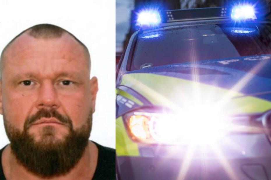 Poliția germană caută un rocker periculos. În imagine, fotografia distribuită de poliție a persoanei căutate