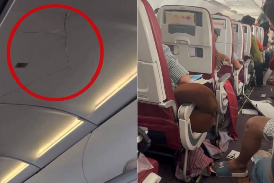 Momente de groază la bordul unui Airbus