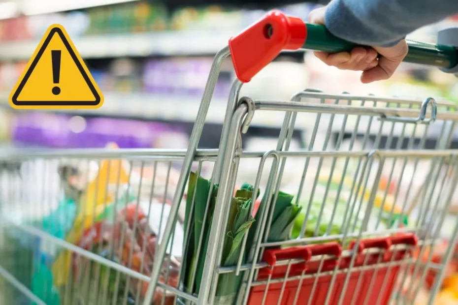 Retragere urgentă de fructe de la Lidl Aldi și Kaufland. În imagine, un coș de cumpărături în supermaket